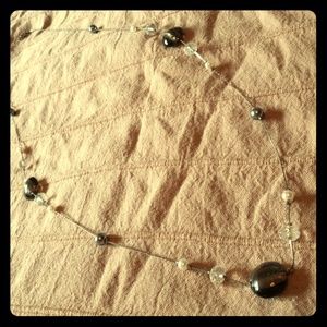 Shiny Beaded Long Necklace